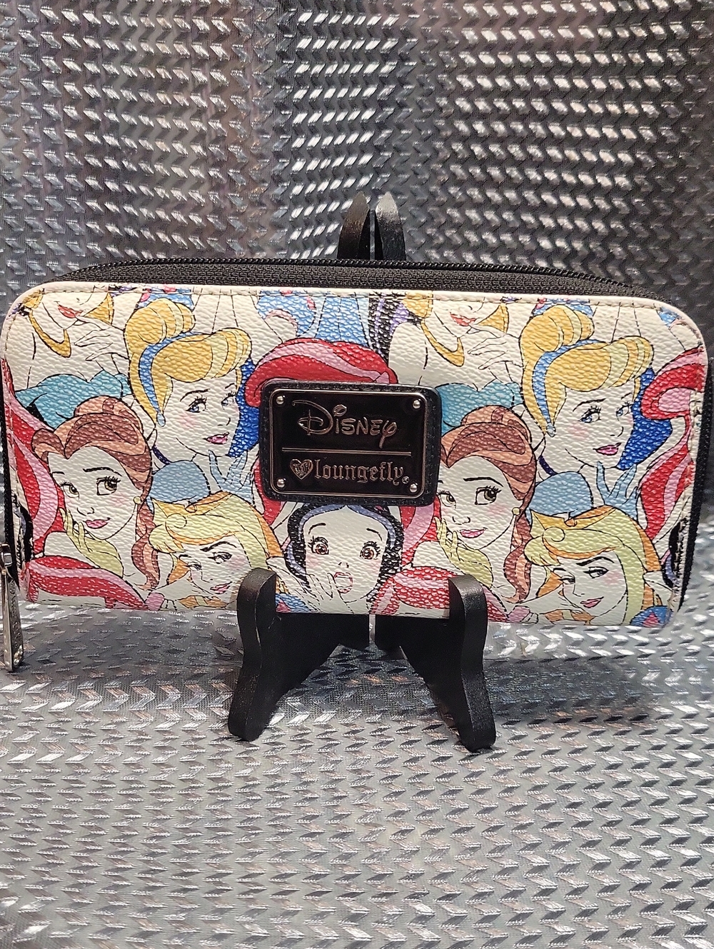 Loungefly Disney Princess Multi-Color Zip Around Wallet